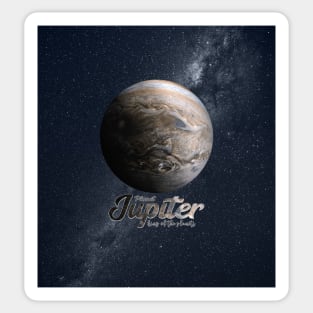 Planet Jupiter: King of the Planets V02 Sticker